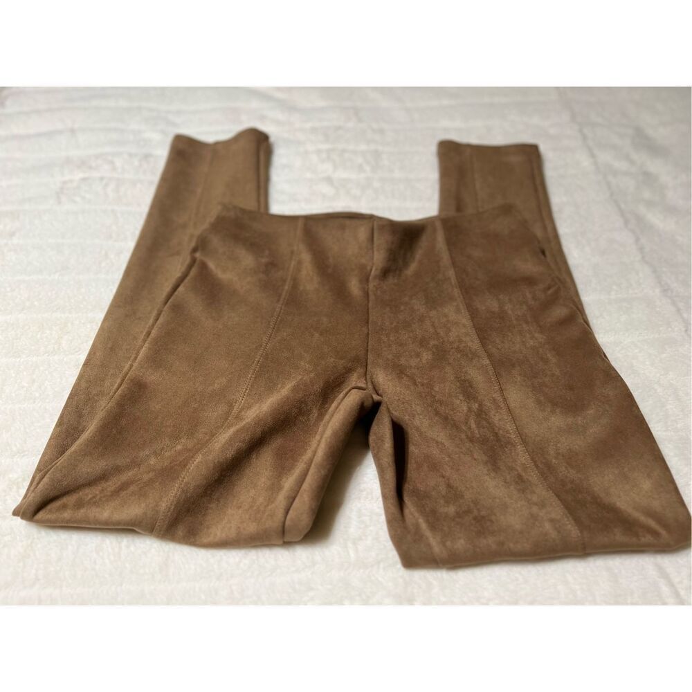 Originality Faux Suede Leggings Skinny Leg Pants size S